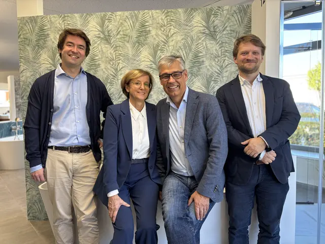 Stephan Ronay, Paul Straschek und seine Frau Claudia und Paul Varga | Foto: MeinBezirk/Gerda Sammer-Schmidt