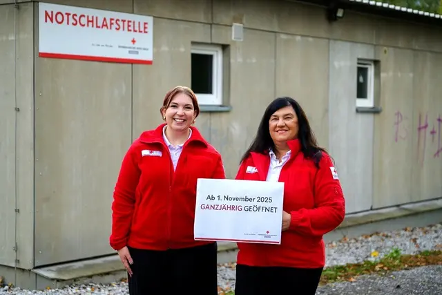 Die Notschlafstelle bleibt erstmals 365 Abende und Nächte im Jahr offen. Der Bedarf an warmen und sicheren Schlafplätzen ist groß. | Foto: Rotes Kreuz Innsbruck