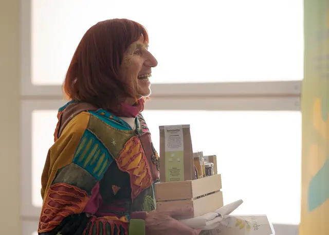 Gerti Bertolli wurde von pro humanis für ihr langjähriges ehrenamtliches Engagement ausgezeichnet.  | Foto: pro humanis