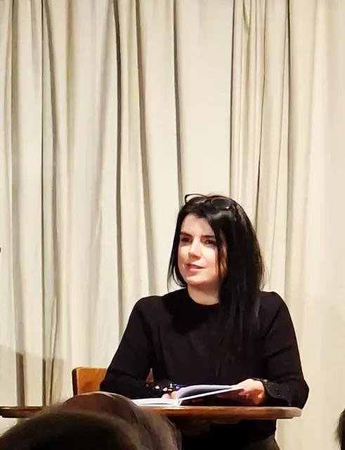 Buchpräsentation „Sehnsucht nach dem Jetzt“ von Gülkibar Alkan-Kirilmaz im Wiener Theaterkeller im Oktober 2025 | Foto: Hainburger Autorenrunde