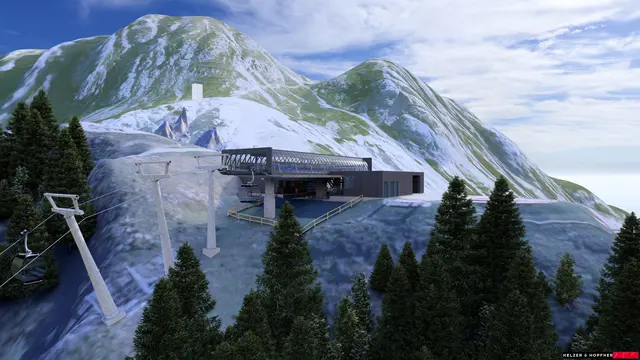 Die neue Bahn wird die 40 Jahre alte 4er-Sesselbahn ablösen und für mehr Komfort sorgen. | Foto: Melzer und Hopfner