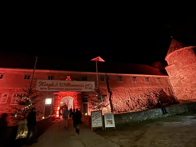 Das Tor zur Burg Neulengbach wird das zweite Mal für den Burgadvent geöffnet. | Foto: Lauren Seywald / MeinBezirk