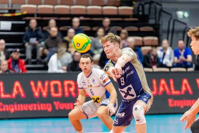 Der TSV-Raiffeisen-Spieler zeigte im Champions-League-Qualifikationsspiel gegen Akaa Volley eine starke Leistung und kämpfte um jeden Ball. | Foto: CEV