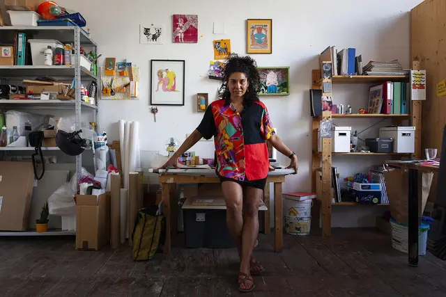 Auch das Atelier von Lym Moreno wird bei den Open Studio Days präsentiert. | Foto: Lym Moreno