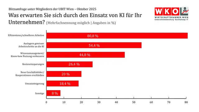 Die Fachgruppe UBIT hat eine Umfrage unter ihren Mitgliedern durchgeführt. | Foto: UBIT Wien/Himmelhoch