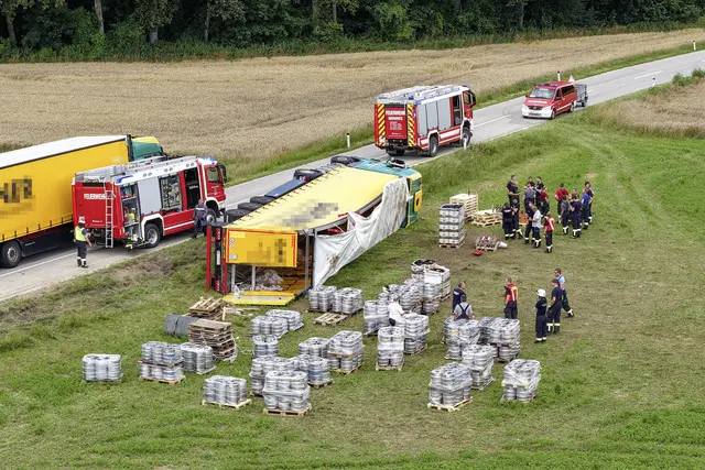 Der zweite Bier-Unfall im Juli. | Foto: Fesl