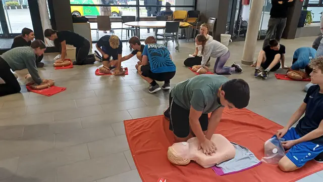 Früh übt sich, wer ein Lebensretter werden will. | Foto: digiTNMS Altheim