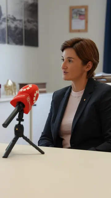 (Archivfoto) Landeshauptfrau Stellvertreterin Marlene Svazek im Gespräch mit MeinBezirk Salzburg. | Foto: MeinBezirk Michael Kretz