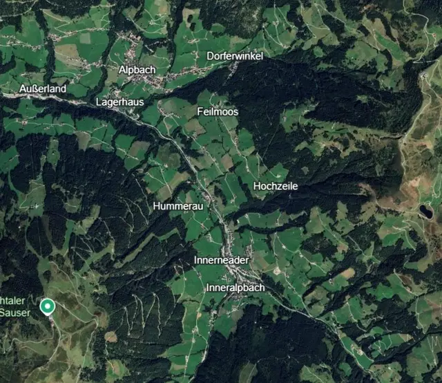 Eine Partyveranstaltung in Alpbach musste abgebrochen werden. | Foto: googleearth/MeinBezirk