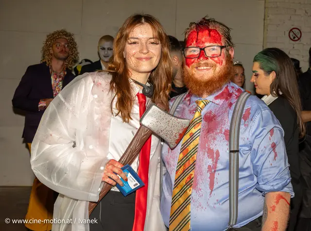 American Psycho - Hannah und Tom - gewannen den Kostümwettbewerb. | Foto: www.cine-motion.at / Ivanek