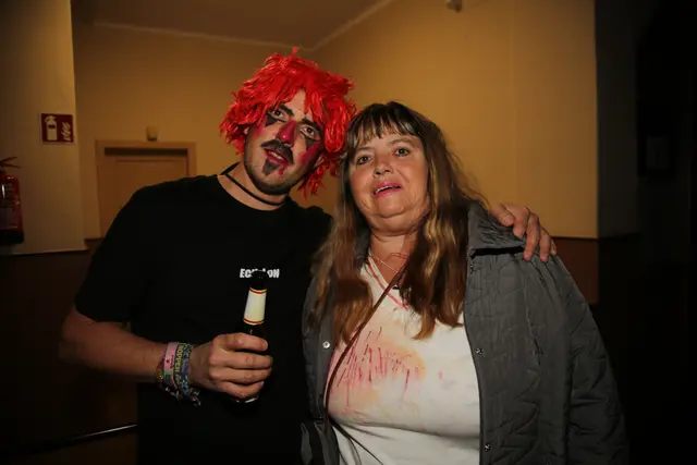 Markus und Inge gruselten sich durch den Abend | Foto: Foto Fischer / Hager