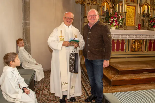 Klaus Herrmüller vom Obst- und Gartenbauverein.