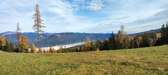 der Schneeberg blinzelt im Hintergrund hervor... | Foto: I.Wozonig