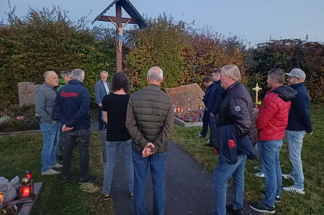 Erste Station war der evangelische Friedhof in Stainz | Foto: FF