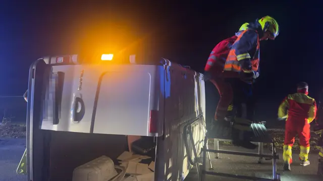 Einsatzort L6142: Alarm für die Feuerwehren Feichsen, Scheibbs und Purgstall. | Foto: DOKU-NÖ