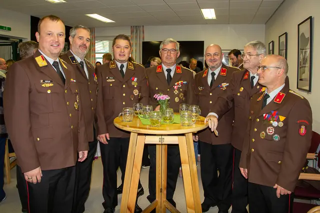 Mitglieder des Feuerwehrkommandos