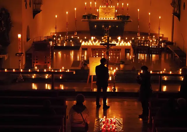 Den Besuchern bot sich ein prächtiges Bild, dieses hier entstand in der Pfarrkirche St. Anna in Reutte. | Foto: Robert Pacher