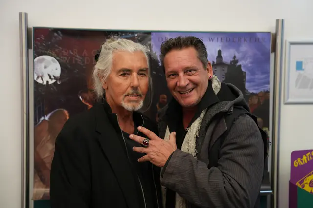"Einer, der mich immer protegiert hat", Francesco Cirolini mit Mentor Klaus Rohrmoser. | Foto: MeinBezirk/Thomas Geineder