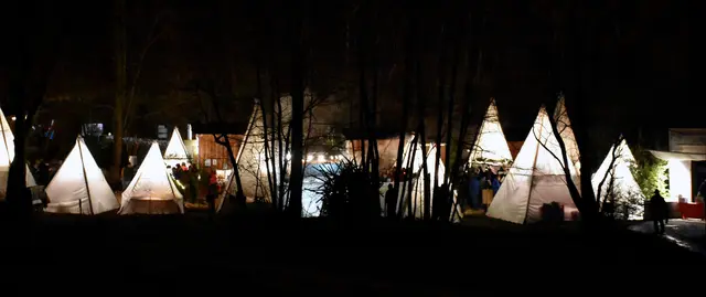Stimmungsvolle "Weihnocht im Woid" in den Holzwelten Pabneukirchen. | Foto: Zinterhof