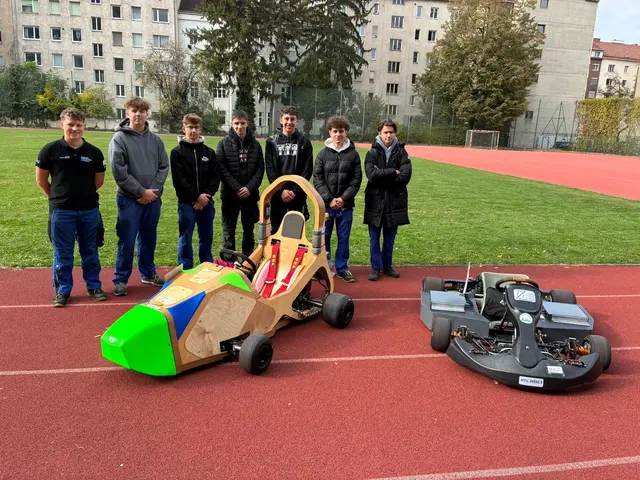 Schüler HTL Weiz Team I und II mit ihren E-Karts | Foto: HTL Weiz