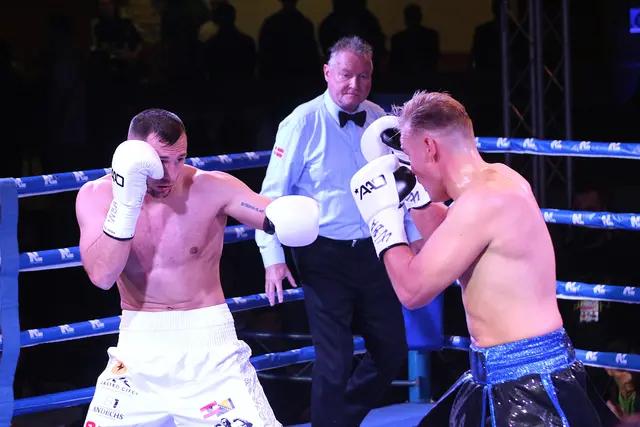 WBA-Titelverteidigung Oktober 2025 - Edin Avdic (AUT) gegen David Kerkmann (GER). | Foto: Schwaighofer