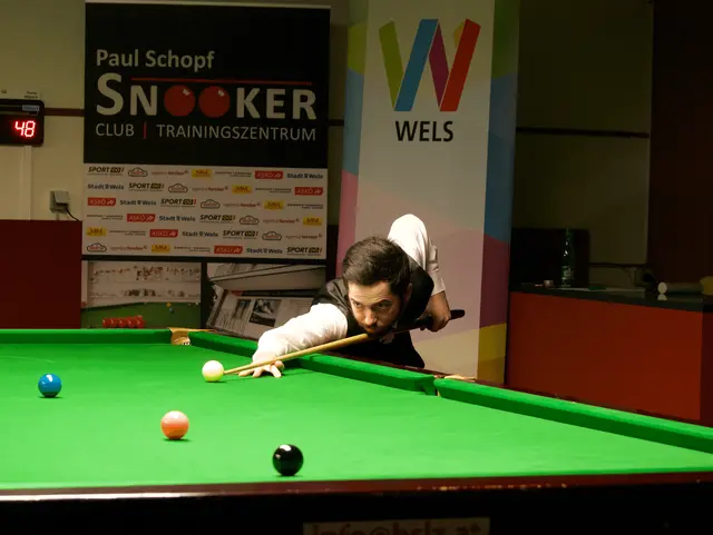Souverän bis zum Schuss kann sich der Israeli Shachar Ruberg den Sieg bei den 6. internationalen Snooker Open in Wels holen. | Foto: Schopf