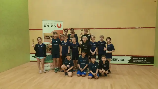 Beim SC 80 Salzburg wird die Begeisterung für den Squash-Sport schon bei den Kleinsten groß gelebt. Der Nachwuchs des einzige Salzburger Vereins, der Jugendarbeit betreibt, zählt mittlerweile 40 Kinder und Jugendliche und ist in den vergangenen Jahren stetig gewachsen. | Foto: SC 80 Salzburg