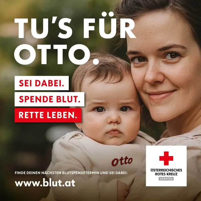 Aus diesem Grund startet das Rote Kreuz eine neue Blutspendekampagne. | Foto: Österreichisches Rotes Kreuz Landesverband Kärnten