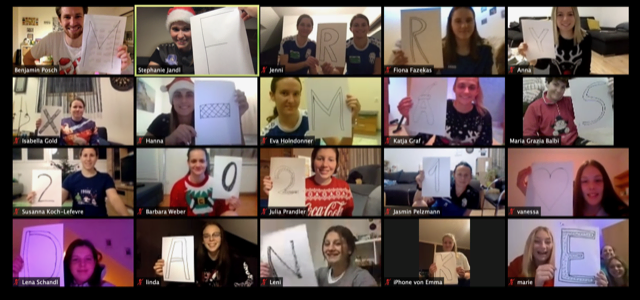 Die Spielerinnen vom FC Südburgenland wünschen Frohe Weihnachten und sagen Danke! | Foto: FC Südburgenland