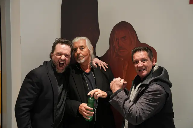 Von links: Florian Böhm (Victor), Klaus Rohrmoser (Graf Dracula) und Francesco Cirolini (Dr. Sentanus) bei der Premiere von Immanuel Degns "Draculas Wiederkehr. | Foto: MeinBezirk/Thomas Geineder