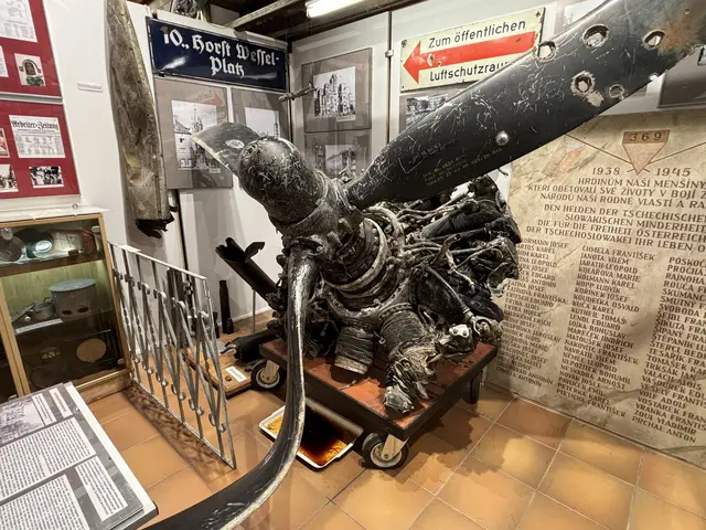 Viele spannende Reliquien findet man im Bezirksmuseum, unter anderem den Propeller eines Kriegsflugzeuges, das auf Favoriten abgestürzt ist. Bis heute tropft Öl daraus hervor, erinnert sich unter anderem Marcus Franz. | Foto: Nathanael Peterlini/MeinBezirk