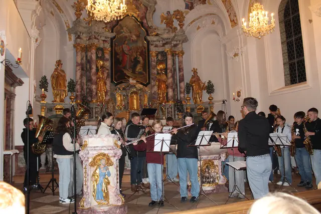 Die Youngsters umrahmten die Feier musikalisch.