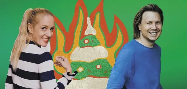 „Soko Donau“-Star Lilian Klebow und Meisterparodist Gernot Haas präsentieren am Donnerstag, 20. November, 20 Uhr, ein weihnachtliches Pointen-Feuerwerk im Kulturzentrum St. Leonhard. | Foto: Kisl