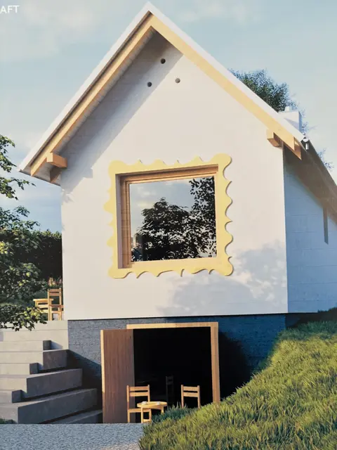 So soll das "Kaprizestöckl" nach dem geplanten Umbau aussehen. | Foto: ZSI/HTL Pinkafeld