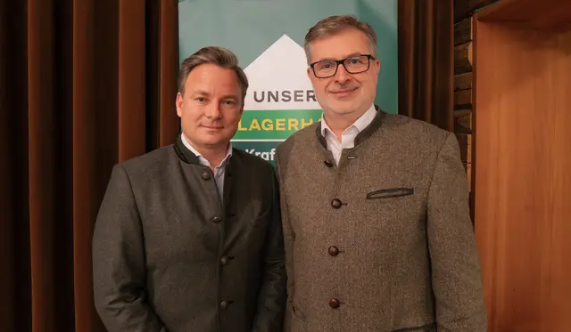 Dr. Rudolf Schwarz und Ing. Mag. (FH) Günther Hiermann (r.) | Foto: Lagerhaus