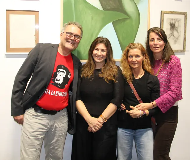 Martin Duschek, Galerie am Claudiaplatz und die Künstlerinnen Graziella Musumeci, Erika Isser-Mangeng, Sandra Löschnigg | Foto: (Foto: Martin Duschek)