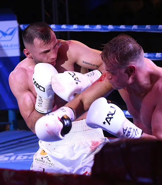 WBA-Titelverteidigung Oktober 2025 - Edin Avdic (AUT) gegen David Kerkmann (GER). | Foto: Schwaighofer