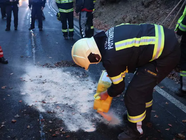 Binden der Betriebsmittel. | Foto: ASB Markus Hackl
