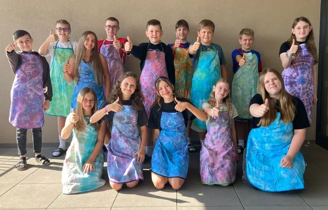 Schüler:innen der Mittelschule Frankenburg. | Foto: MS Frankenburg