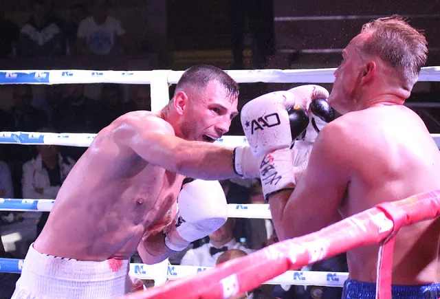 WBA-Titelverteidigung Oktober 2025 - Edin Avdic (AUT) gegen David Kerkmann (GER). | Foto: Schwaighofer