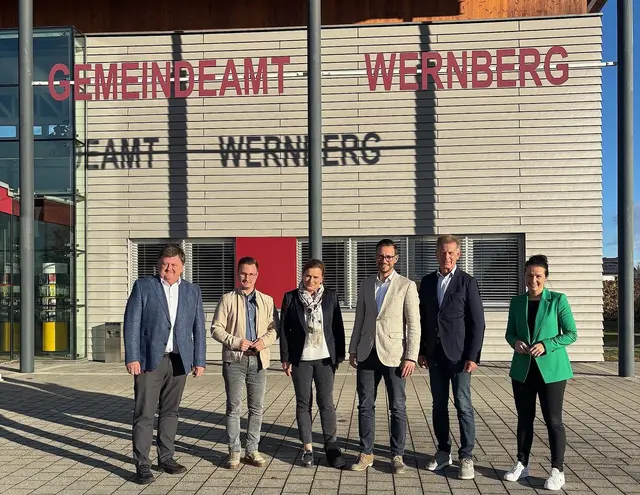 Christian Mitterböck, Markus di Bernardo, Doris Liposchek, LR Sebastian Schuschnig, Adam Müller, Stefanie Ofner. | Foto: Büro LR Schuschnig