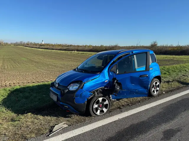 Die Bundesstraße musste nach dem Unfall gesperrt werden. | Foto: FF Schwechat
