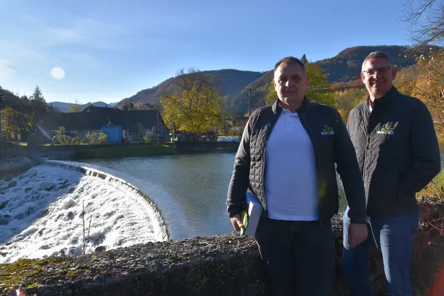 Mehr Wasserkraft für das Mostviertel: Harald Kirchberger und Norbert Loschko von der Erneuerbaren Energie Gemeinschaft Scheibbs | Foto: Roland Mayr/MeinBezirk Scheibbs
