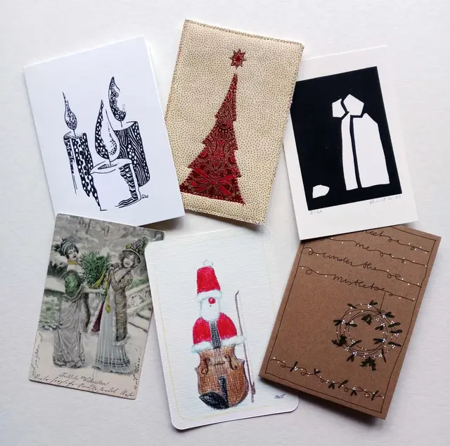 Diverse Weihnachtsbilletts. | Foto: Regina Nader