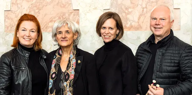 Bernadette Eliskases-Tuzar, Maria Magdalena Nödl, Julia Amon und Robert Eigner.  | Foto: Josef Messirek