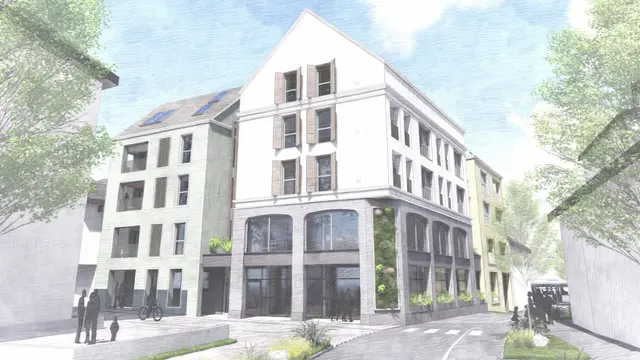 Der Plan vom neuen Gebäude.  | Foto: Architekt Ludwig Lengger ZT GmbH