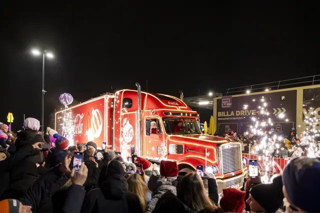 Der Coca-Cola Truck macht halt in Mistelbach &amp; Gerasdorf. | Foto: Marcus Seewald