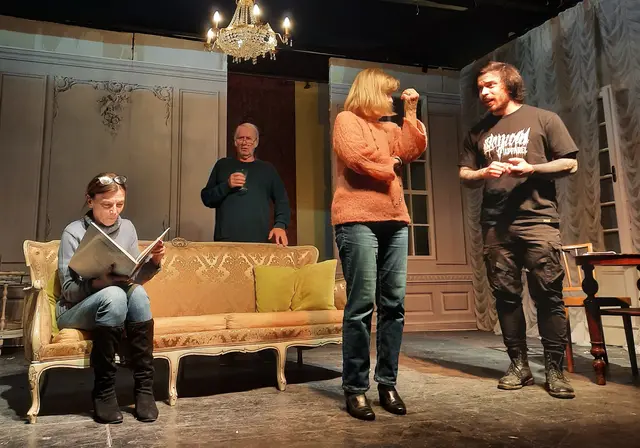 Die Theatergruppe Spiegel spielt im November "Lord Arthur Saviles Verbrechen" von Oscar Wilde in Meidling. | Foto: Der Spiegel