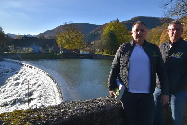 Mehr Wasserkraft für das Mostviertel: Harald Kirchberger und Norbert Loschko von der Erneuerbaren Energie Gemeinschaft Scheibbs | Foto: Roland Mayr/MeinBezirk Scheibbs