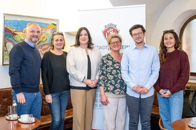 Im Bild (v.l.): Andreas Klimitsch, Eszter Fürjesi, Ingrid Zimmerling, Brigitte Winkler, Benjamin Mühlbachler und Sabine Mitterberger. | Foto: Adi Aschauer